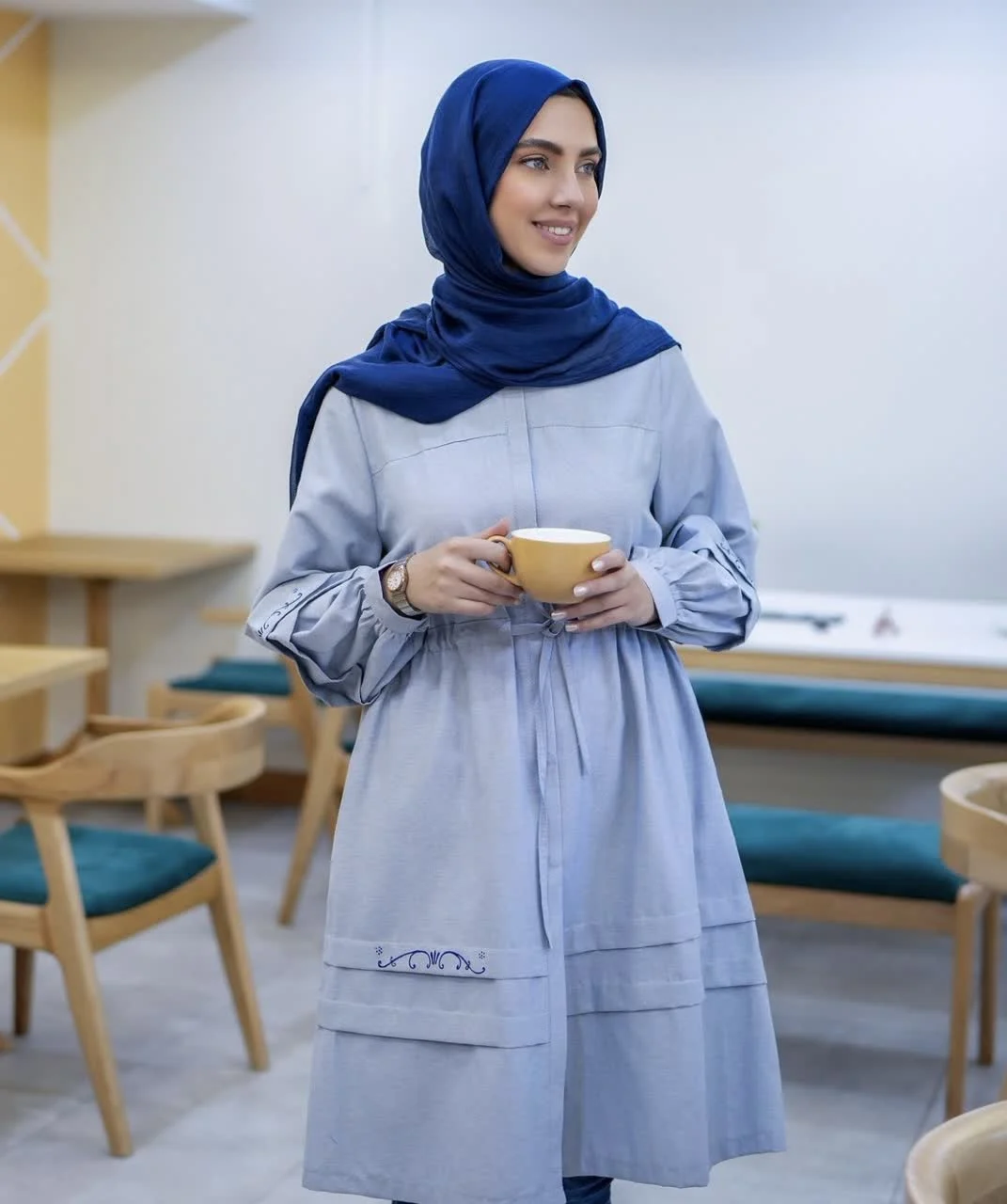 مانتو زنانه طرح مسرور