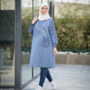 مانتو زنانه طرح پیچک