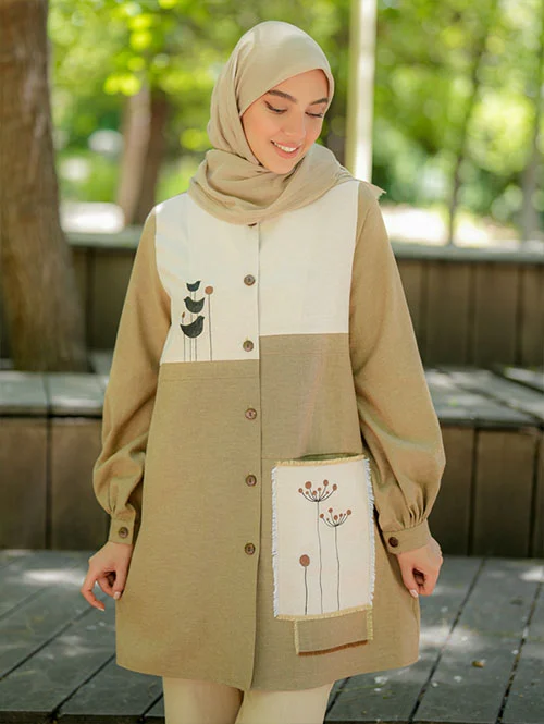 مانتو زنانه مدل حنا