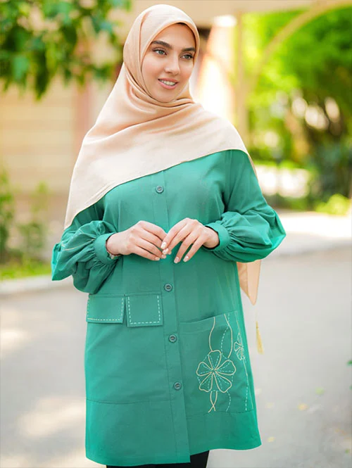 مانتو زنانه مدل گلپر