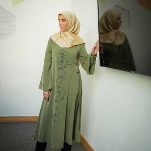 مانتو زنانه مدل گل بانو