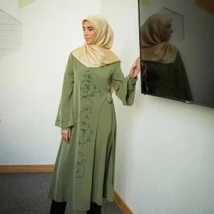 مانتو زنانه مدل گل بانو