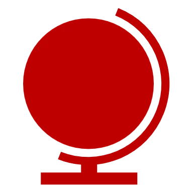 Globe with solid fill