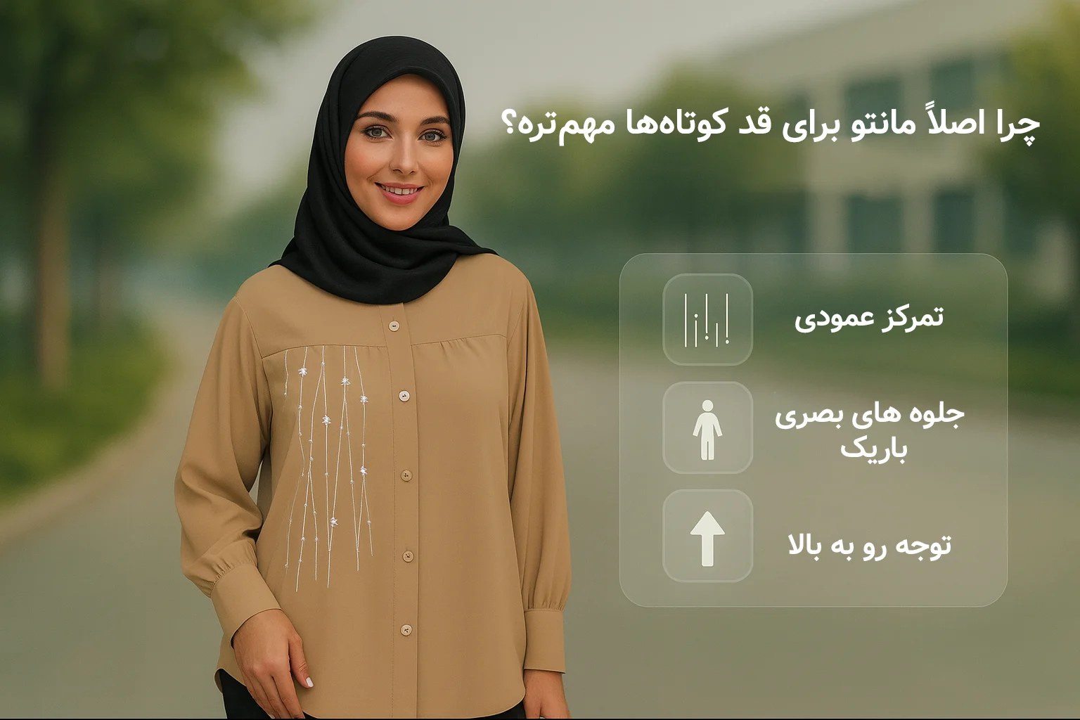 چرا اصلاً مانتو برای قد کوتاه‌ها مهم‌تره؟