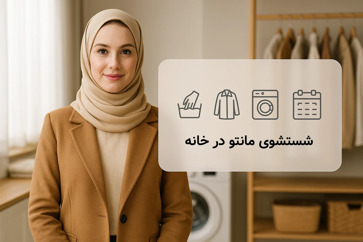 شستشوی مانتو در خانه: بهترین روش‌های شستن و نگهداری مانتو برای افزایش عمر لباس