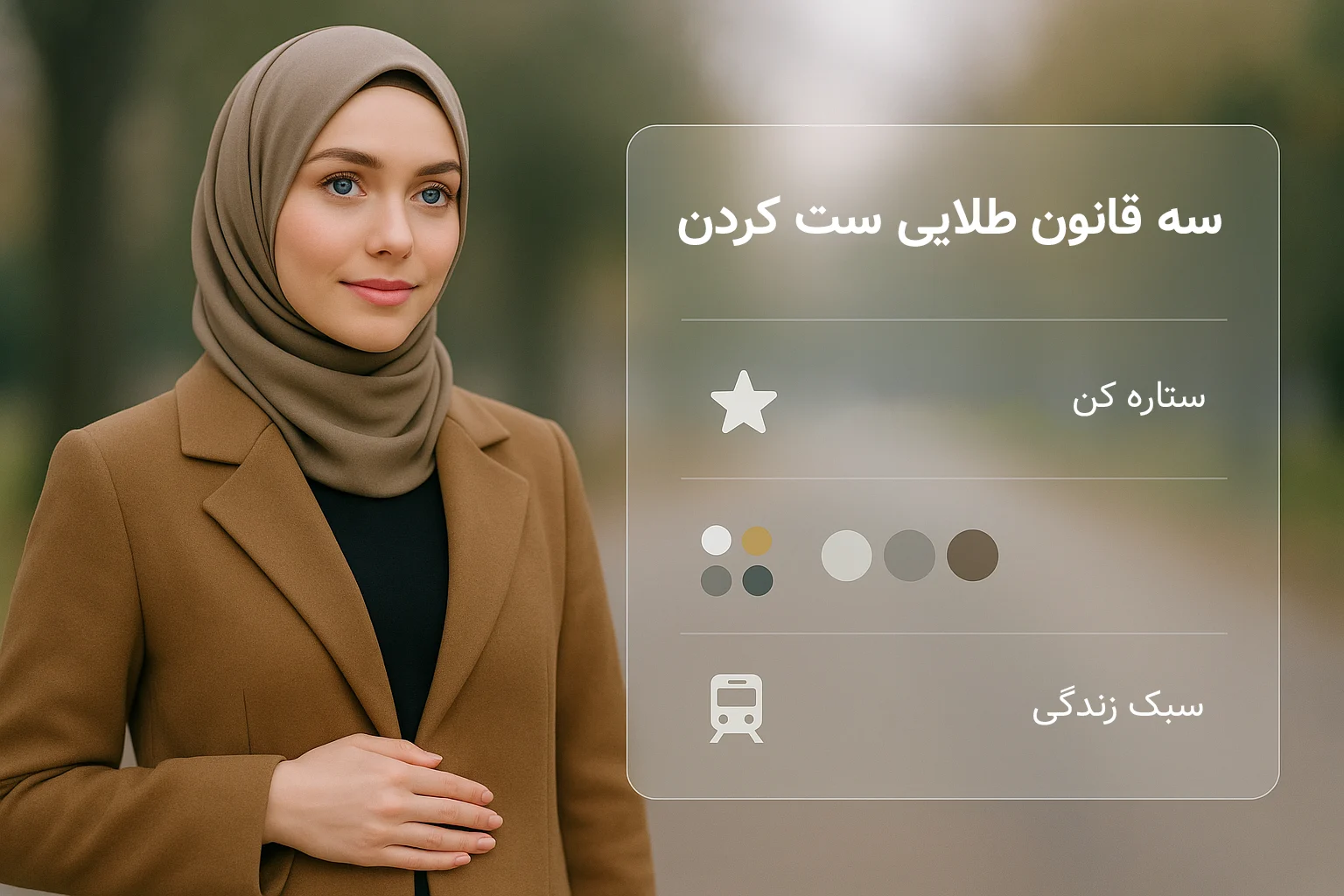 قبل از هر چیز: سه قانون طلایی ست کردن مانتو با شال