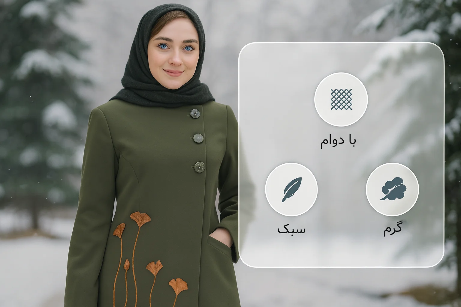 پارچه و دوخت؛ قلب هر مانتو زمستانه شیک