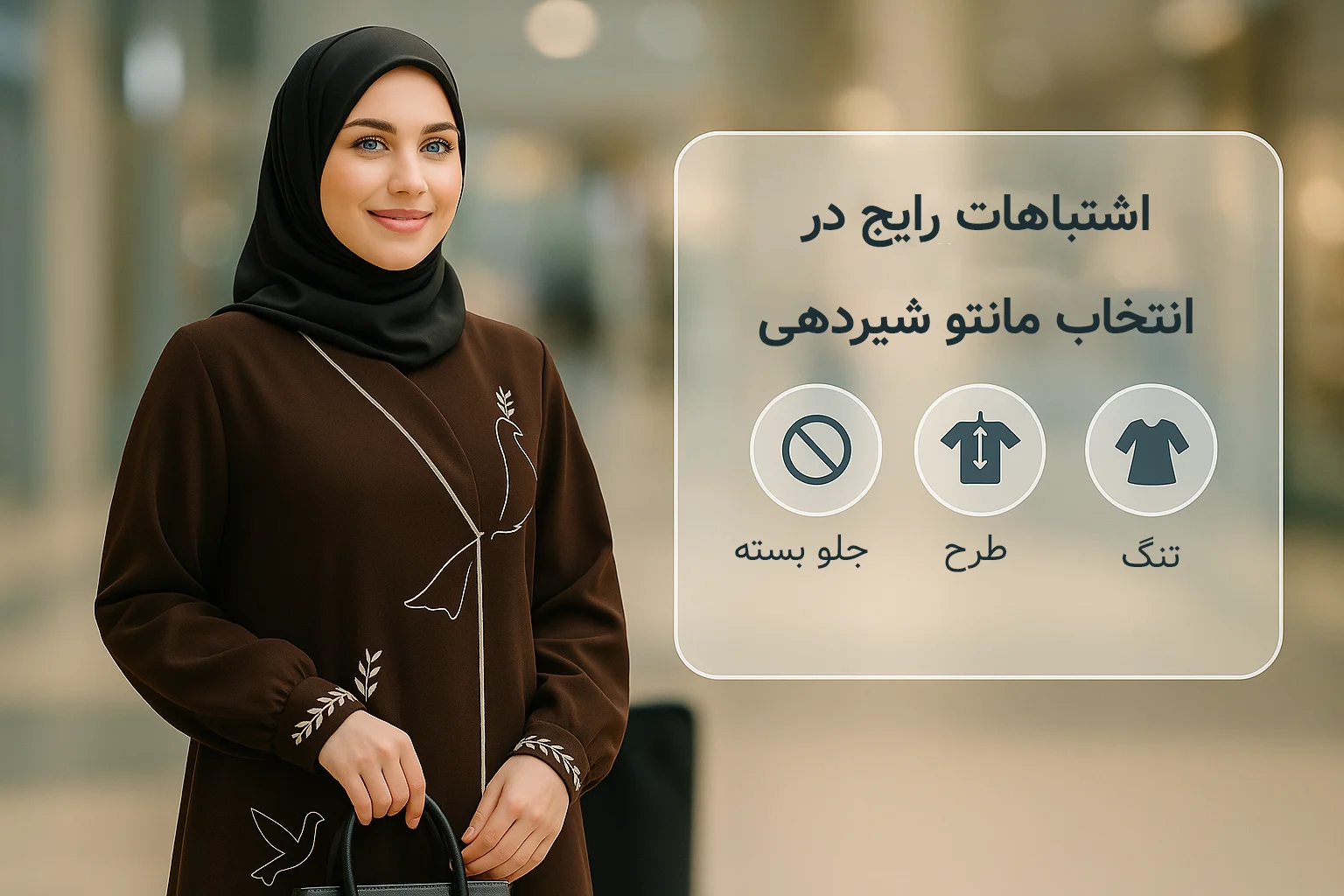 اشتباهات رایج در انتخاب مانتو شیردهی