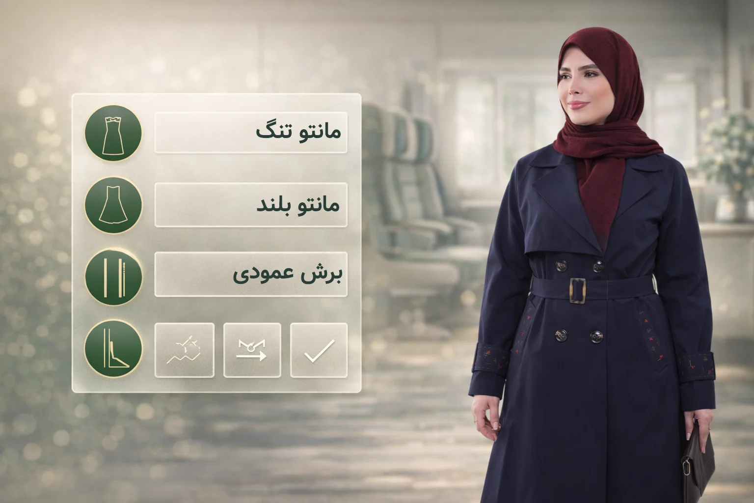 مدل و برش؛ چرا بعضی مانتوها زود مچاله می‌شن؟