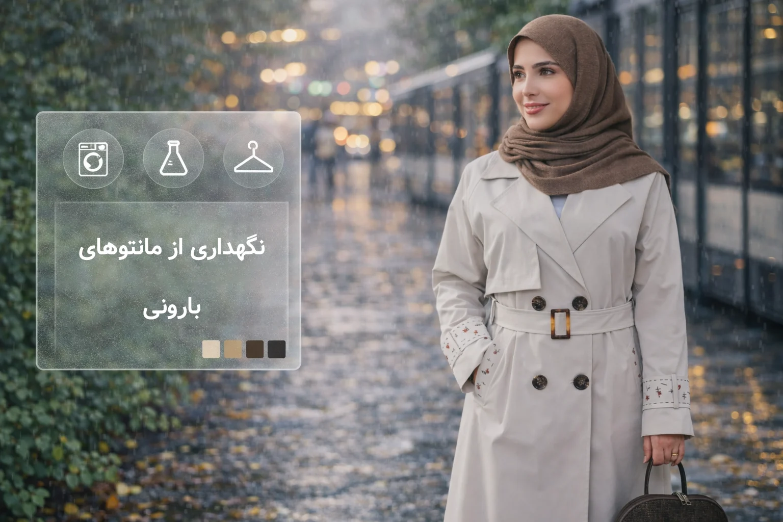 نگهداری از مانتوهای بارونی؛ از ماشین لباسشویی نترس، فقط بلد باش