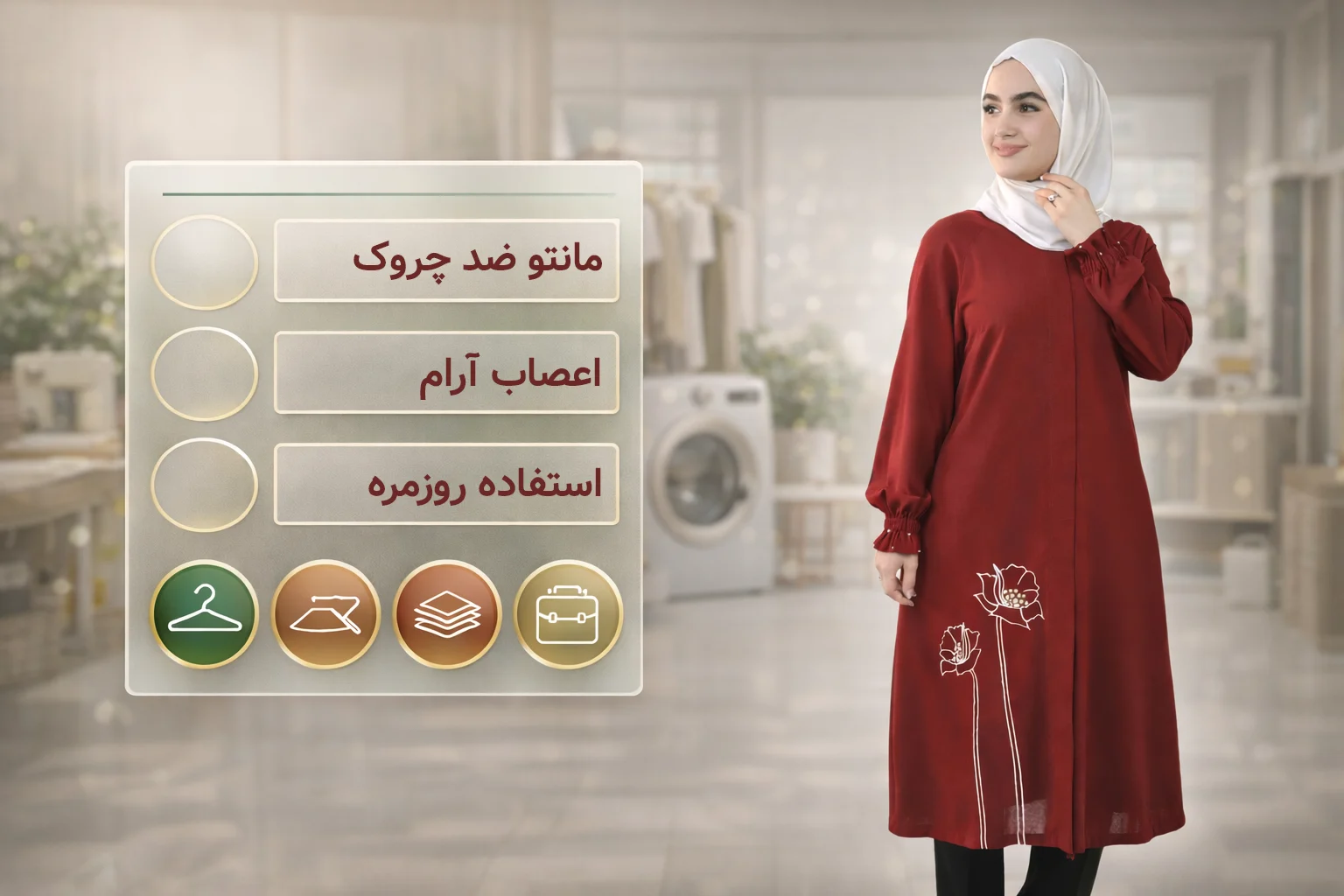 جمع‌بندی: مانتو ضد چروک = سرمایه‌گذاری روی اعصاب خودت