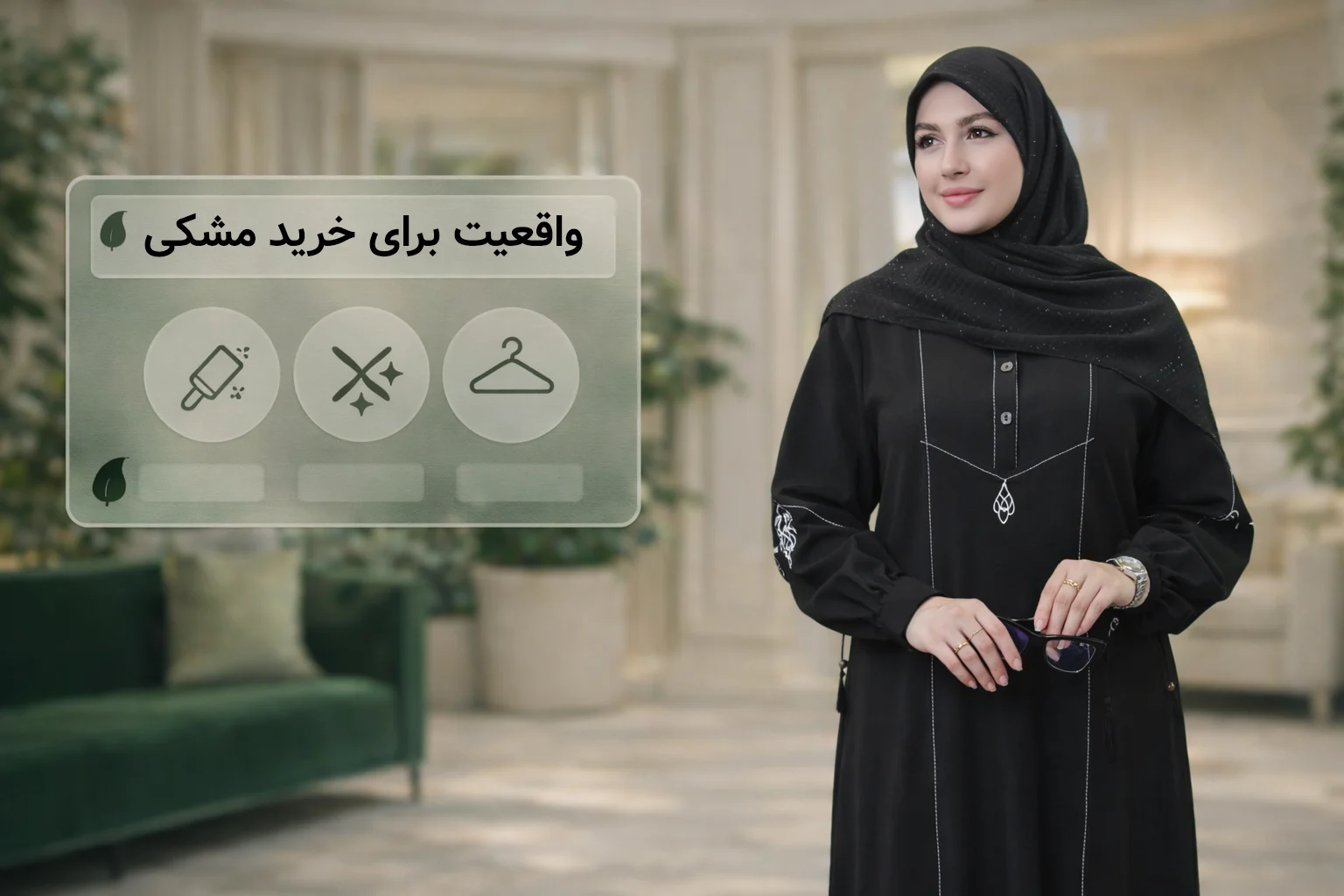 واقعیت برای خرید مشکی (پرز، برق، نگهداری سریع)