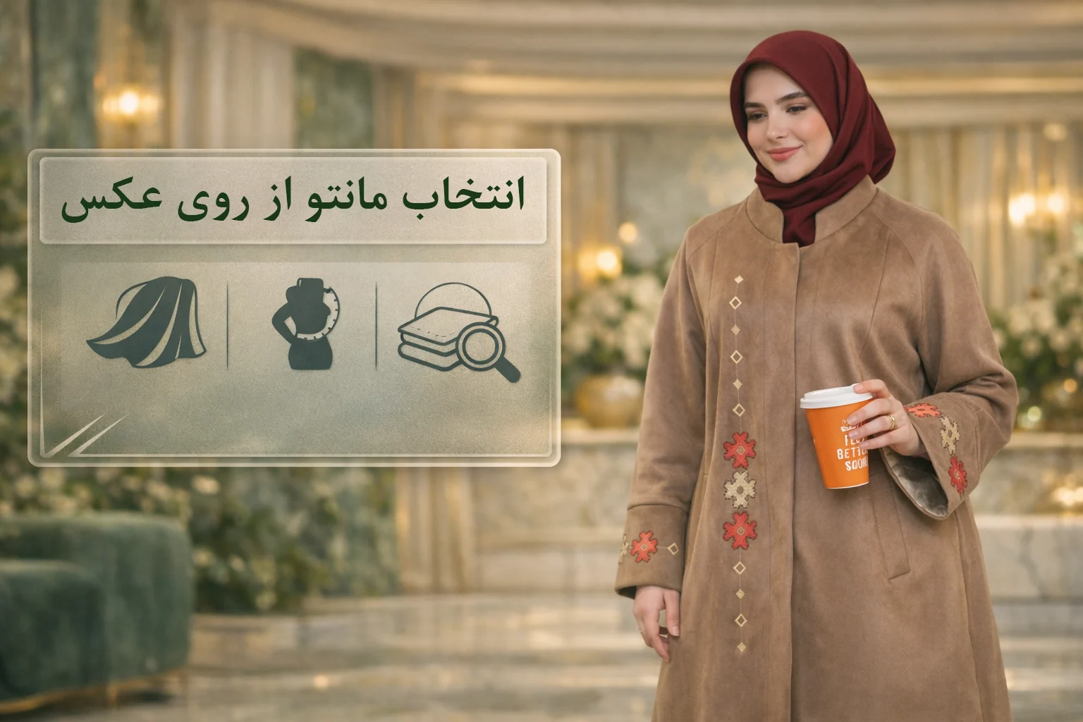 انتخاب مانتو از روی عکس: ۱۰ نکته طلایی برای خرید اینترنتی بدون خطا