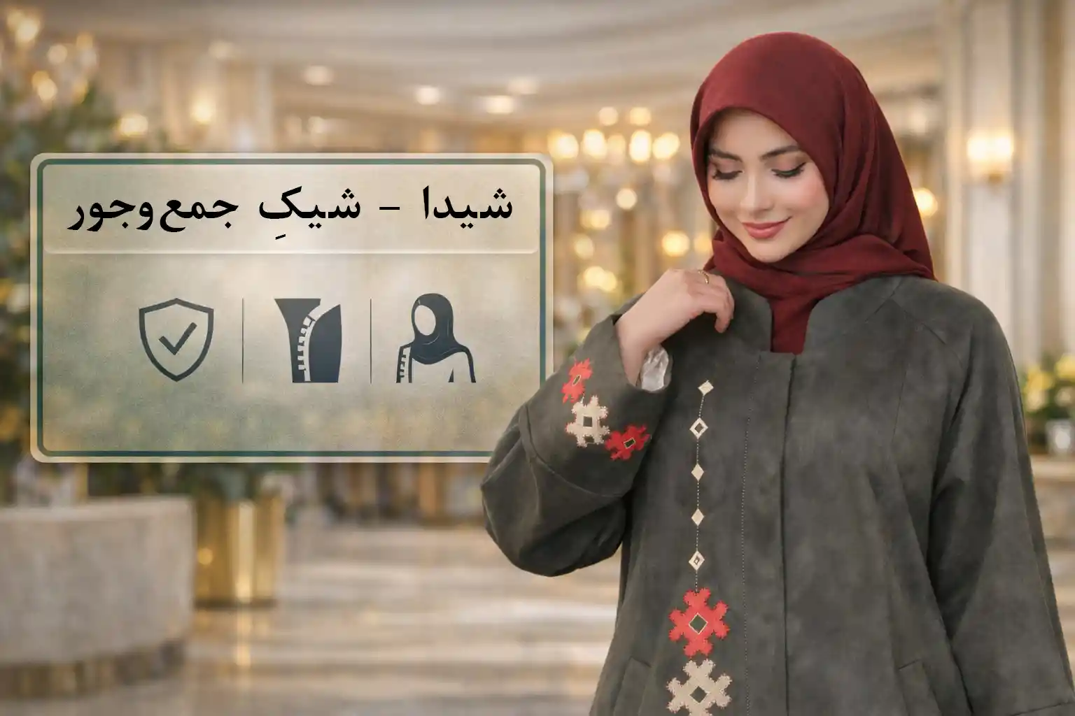 مدل ۱) شیدا - شیکِ جمعوجور برای پاییز/زمستان و زیر چادر