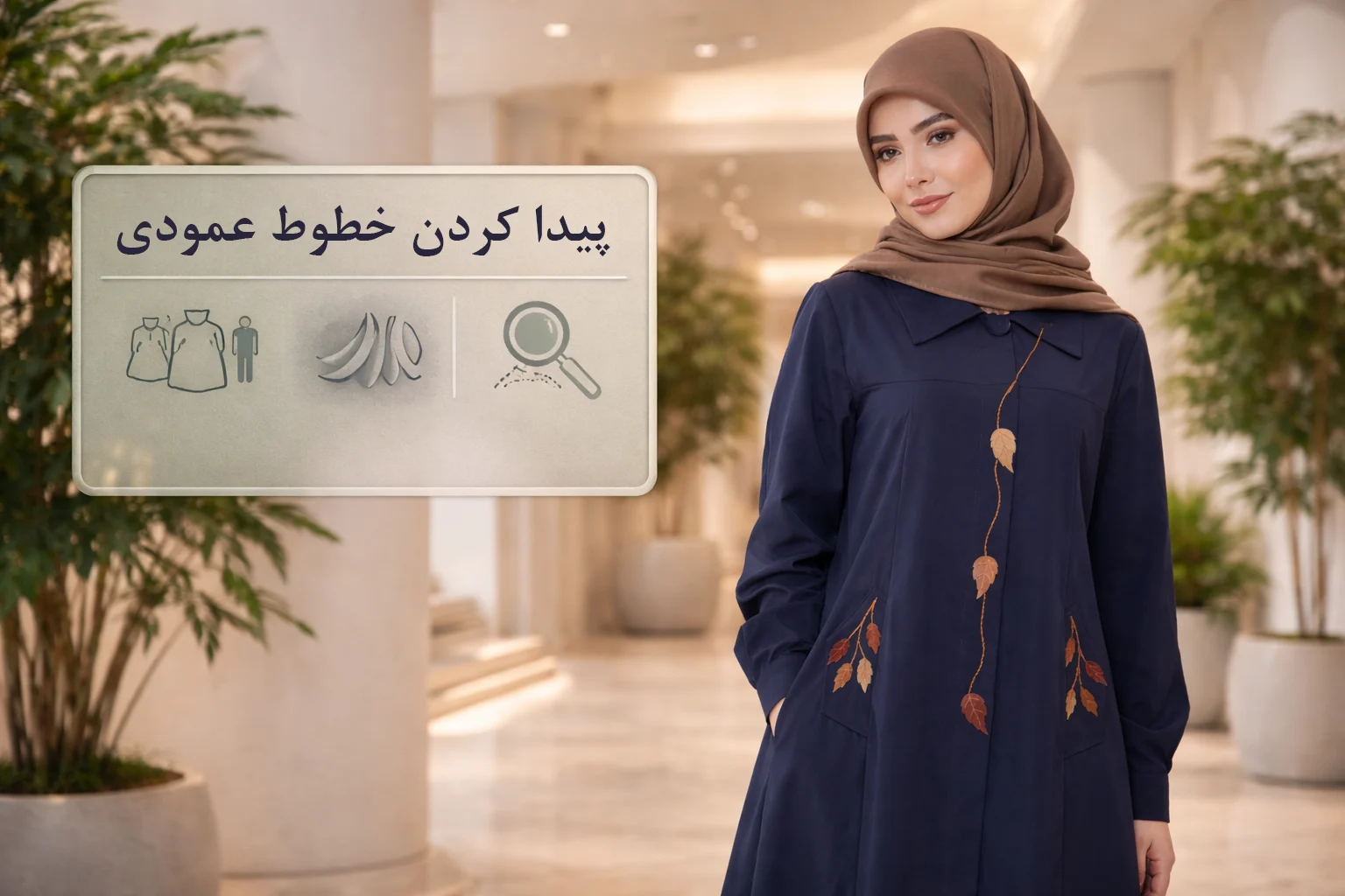 خطوط عمودی را پیدا کن تا قد کشیده‌تر دیده شود