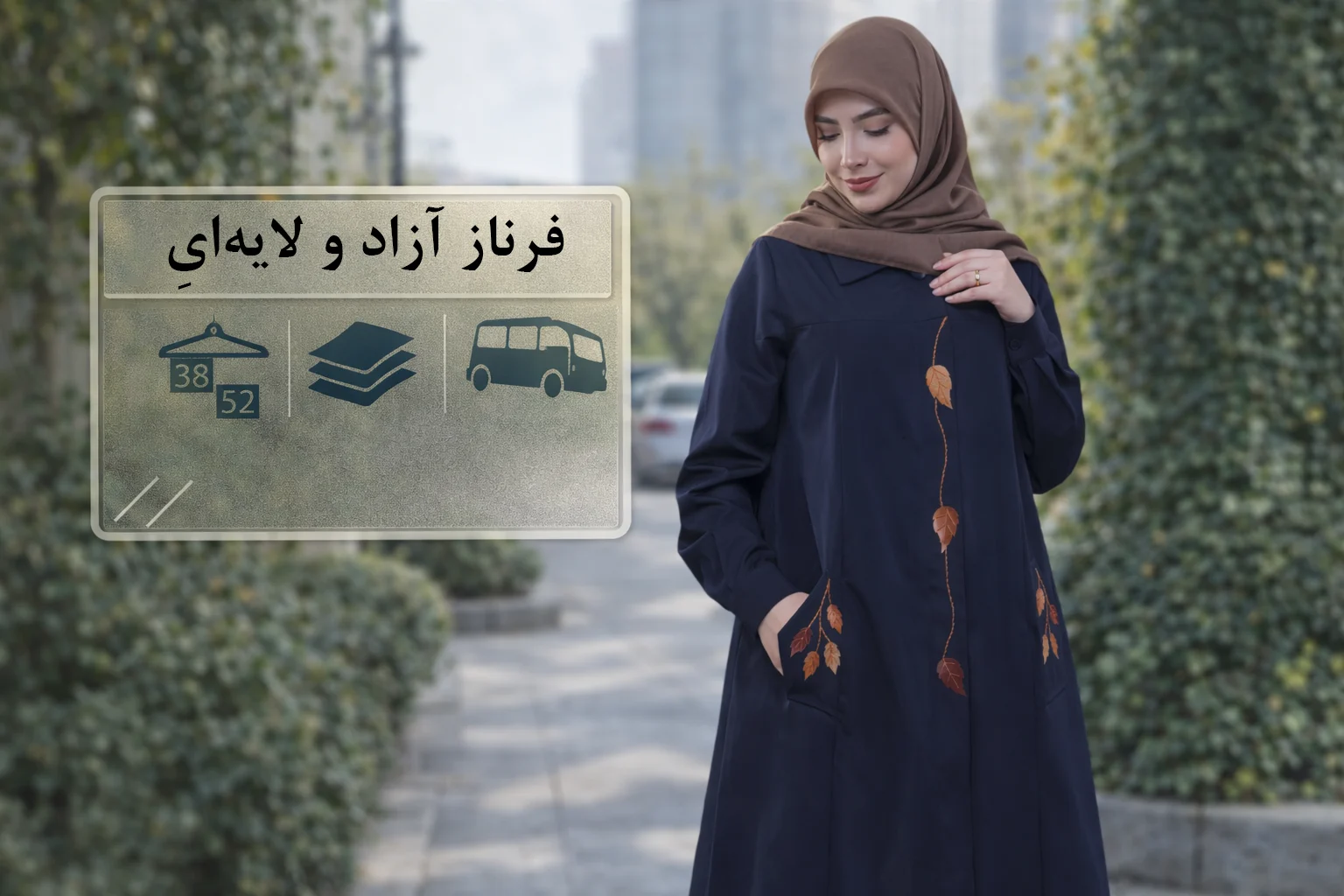 «فرناز» — آزاد و لایهایِ زمستانی (معمولاً مناسب بارداری)